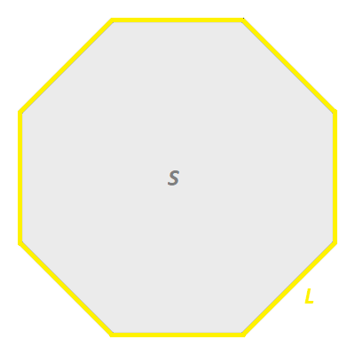 Area octagon