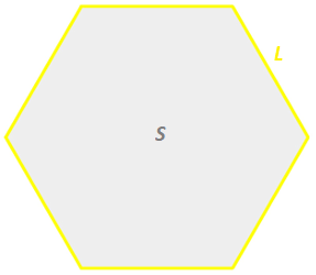 Perimeter regular hexagon